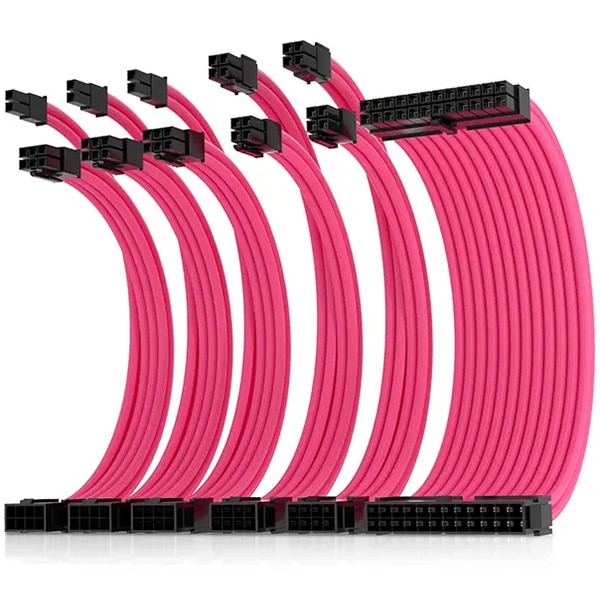 Asiahorse Cable alimentation 18AWG 6Kit Rose