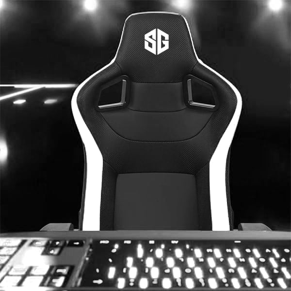 CHAISE GAMER LUX SG RACER SPIDER Blanc Maroc