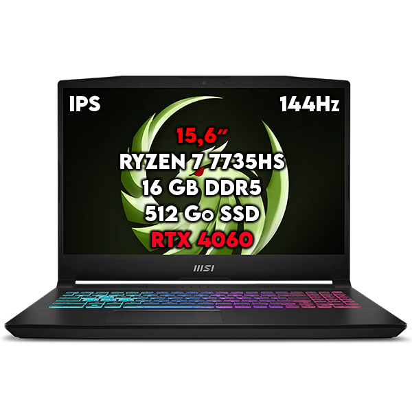 PC Portable Gamer MSI Bravo 15 C7VFK  Maroc