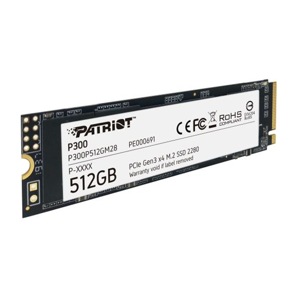 NVMe Patriot P300 512GB Maroc