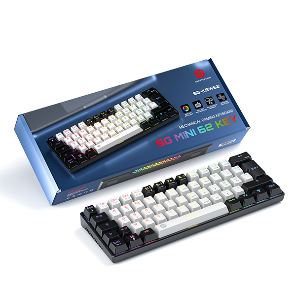 CLAVIER GAMER SG MINI 62 ARGB BLANC MAROC